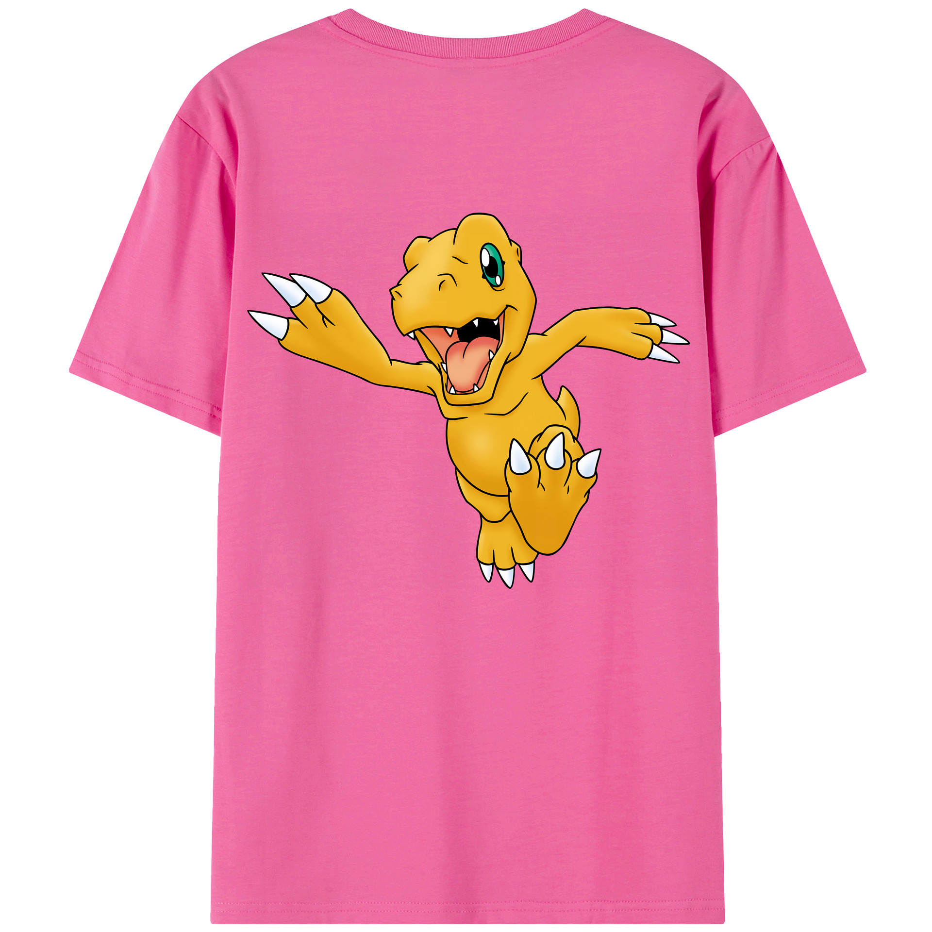 （画像用） Digimon デジタルモンスター/デジモン レディース半袖Tシャツ(バックプリント)